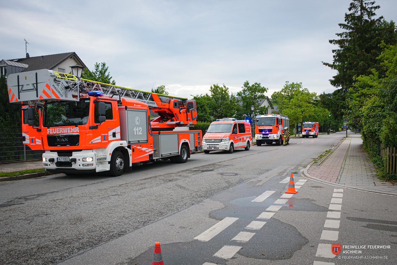 25-Jahr-Feier des Partnerschaftsvereins – Feuerwehr zeigt Präsenz und Engagement